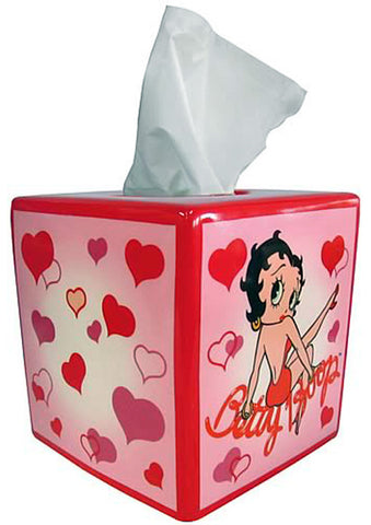 Betty Boop Heart Tissue Cover
