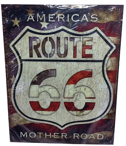 America Route 66 Mother Road Sign