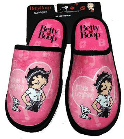 Betty Boop Attitude is Everything Slippers