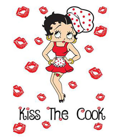 Betty Boop Kiss The Cook Magnet