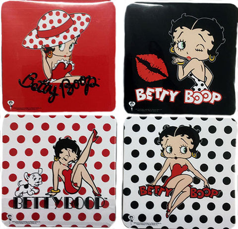 Betty Boop Polka Dot Cork Coasters