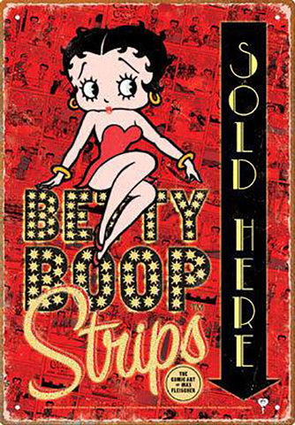 Betty Boop Hollywood Strips Sign