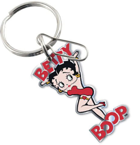 Betty Boop Chain Link Enamel Key Ring