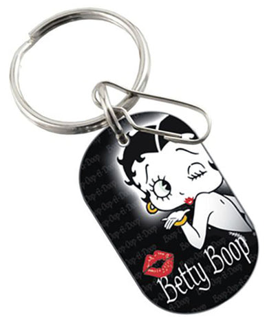 Betty Boop Timeless Tag Enamel Key Ring