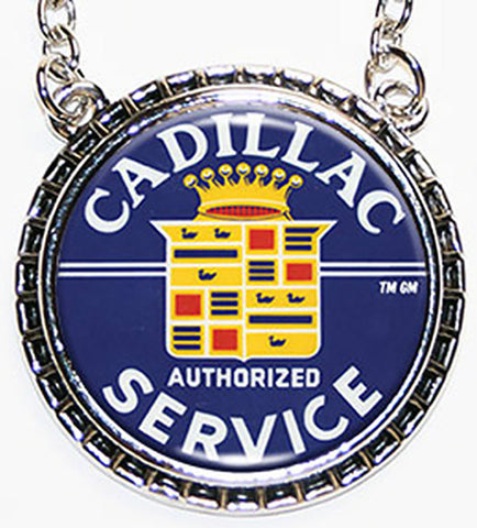 Cadillac Service Hub Cap Necklace