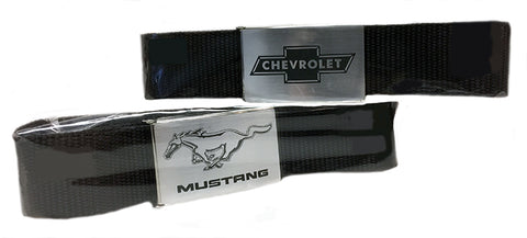 Chevy Bowtie & Ford Mustang Bottle Opener Belts