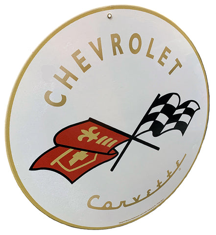 Chevrolet Corvette Metal Sign
