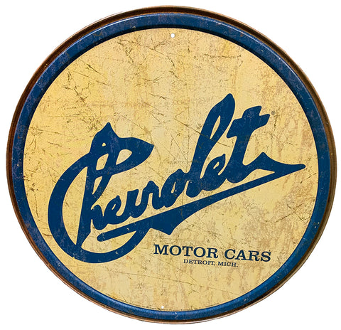Chevrolet Motor Cars Sign