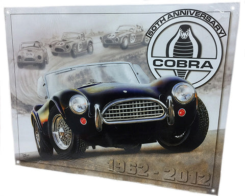 Cobra 50th Anniversary Metal Sign