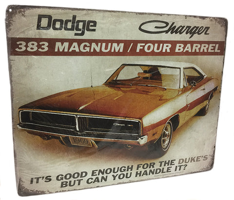 Dodge Charger Metal Sign