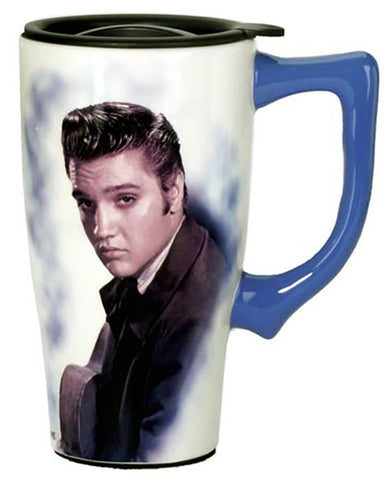 Elvis Portrait Travel Mug