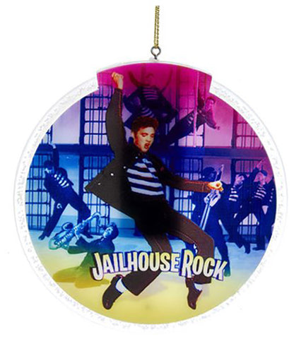 Elvis Presley Jailhouse Rock 4-Inch LED Disc Ornament