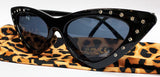 Rhinestone Black Cat Eye Sunglasses