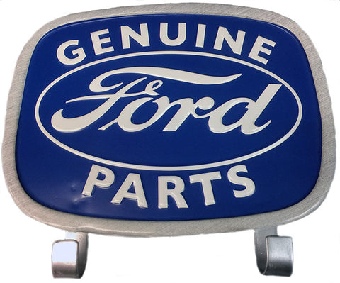 Genuine Ford Embossed Steel Coat Hook Sign