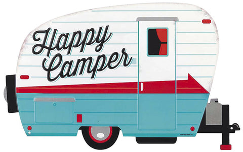 Happy Camper Metal Sign
