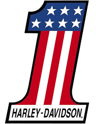 Harley Davidson Number 1 Metal Sign