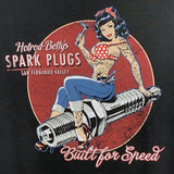 Hotrod Betty's Spark plugs Ladies Tee