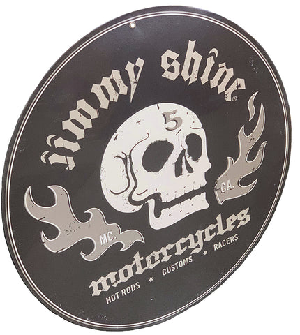 Jimmy Shine Motorcycles Metal Sign