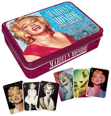 Marilyn Monroe Playing Card Tin Set