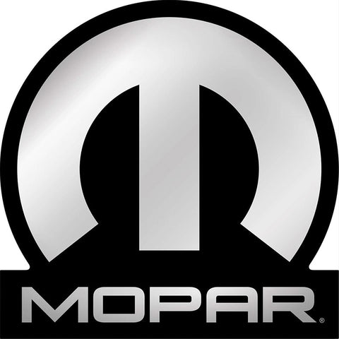 Mopar Embossed Logo Shaped Metal Sign