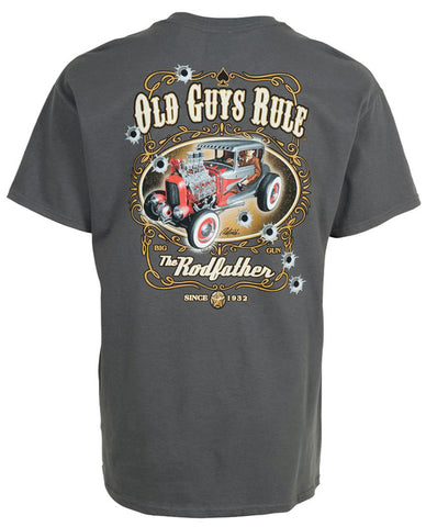 Old Guys Rule... The Rodfather Tee Shirt.