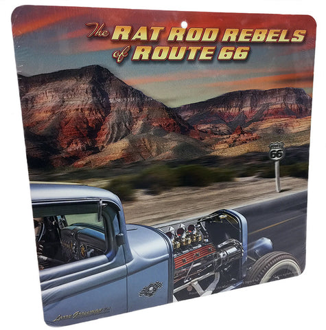 Rat Rob Rebels Route 66 Sign