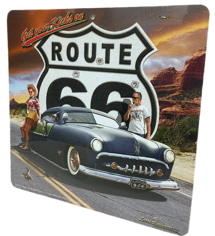 Route 66 Sinners Sign